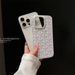 GD iPhone ケース白い革-YBK241523