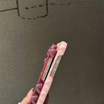 GD iPhone ケースピンクの革-YBK241523