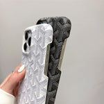 GD iPhone ケース白い革-YBK241523