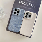 デニムiPhoneケースブルー NZ240528