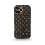 上質ファブリック Monogram iPhoneケース小きな印刷-OKLV016