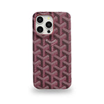 GD iPhone ケース赤い革-YBK241523