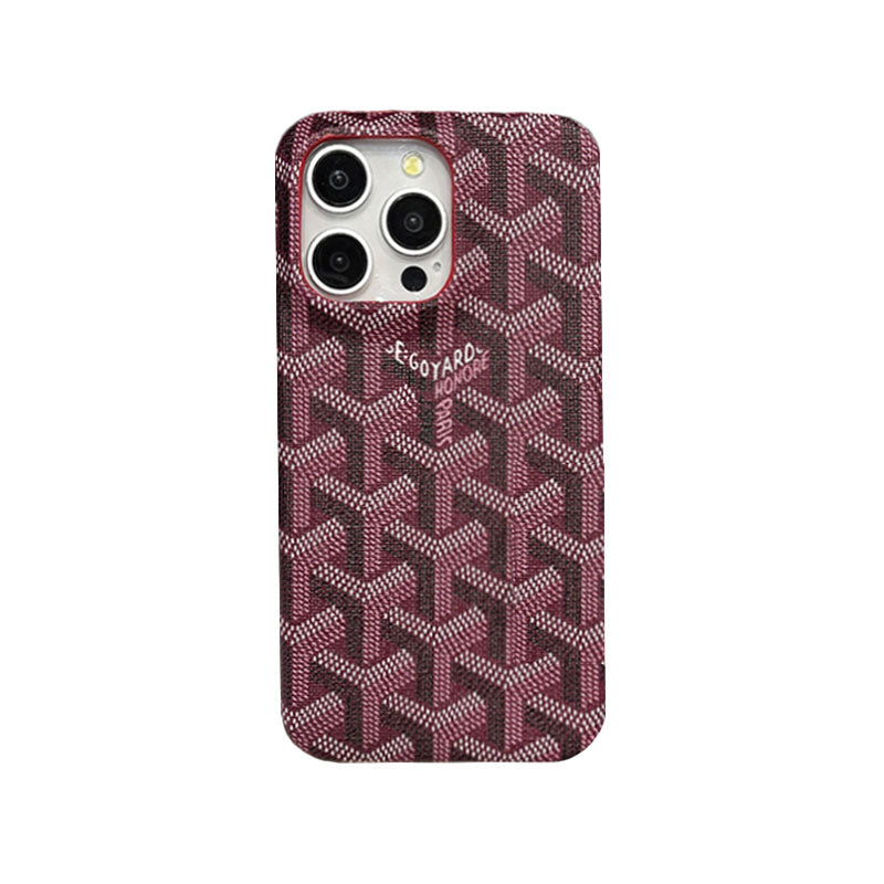 GD iPhone ケースピンクの革-YBK241523