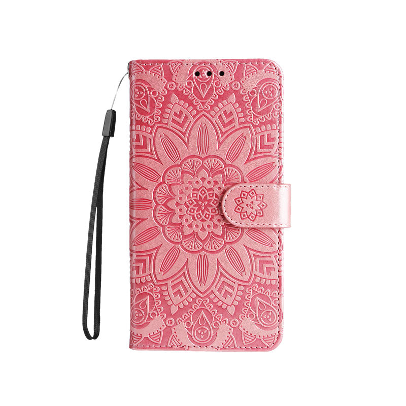 Cレザー青いiPhoneケース 手帳型カードホルダー-XYH241415