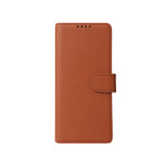 手帳型黒いレザーiPhoneケース カードホルダー(Magsafe) -YYT241531