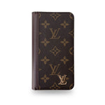 高級レザー手帳型ウォレットiPhoneケース(ビッグプリント)-OKLB004