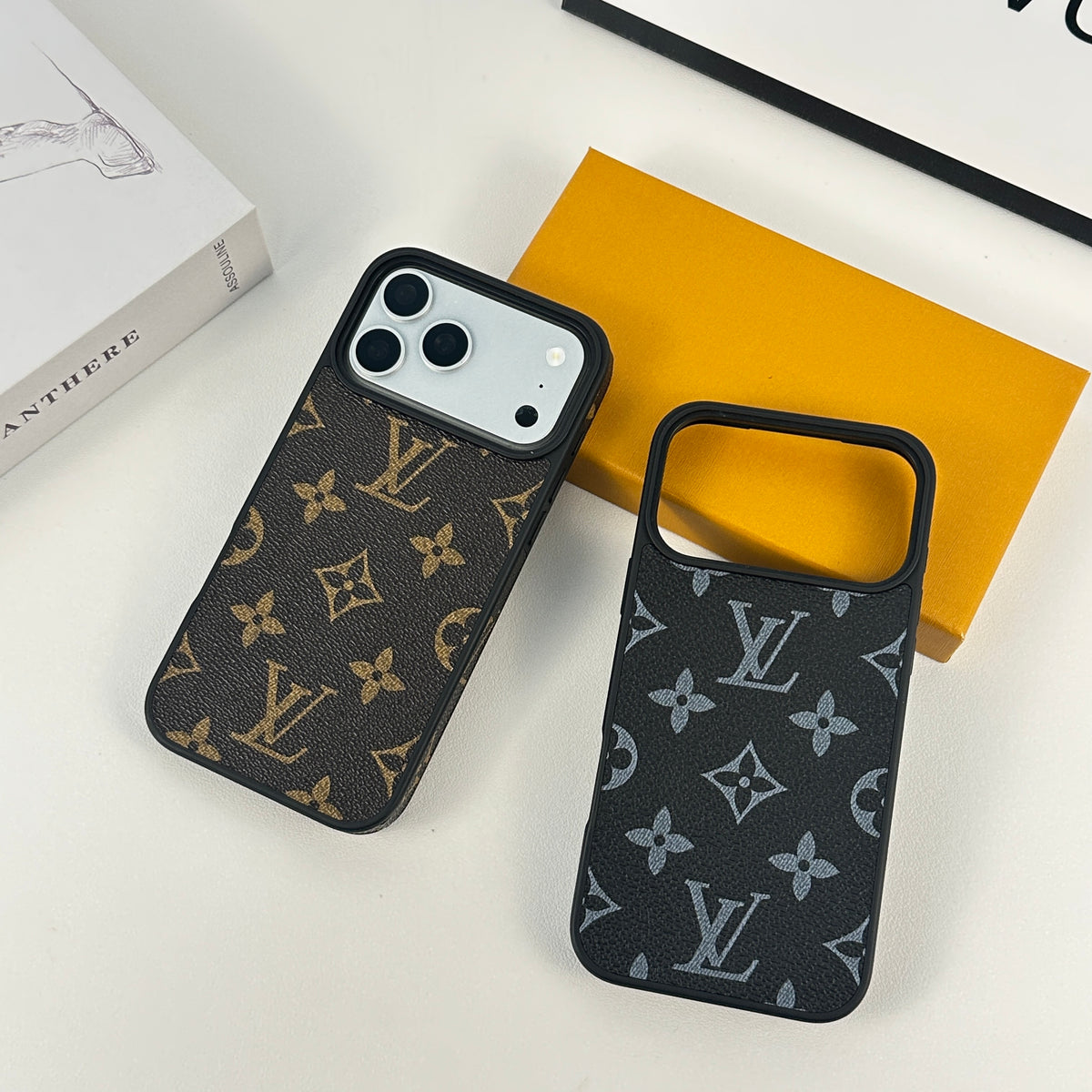 高級感のあるMonogramiPhoneケースiPhone 17シリーズ用 大印刷-OKLV014