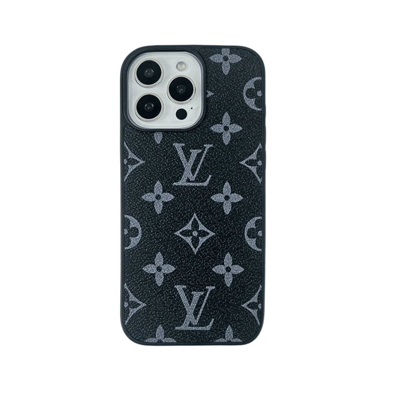 エレガントレザーのMonogram iPhoneケース大印刷-OKLV024