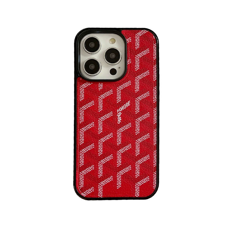 GD革のiPhone ケース黄色(Magsafe)-CXK241423