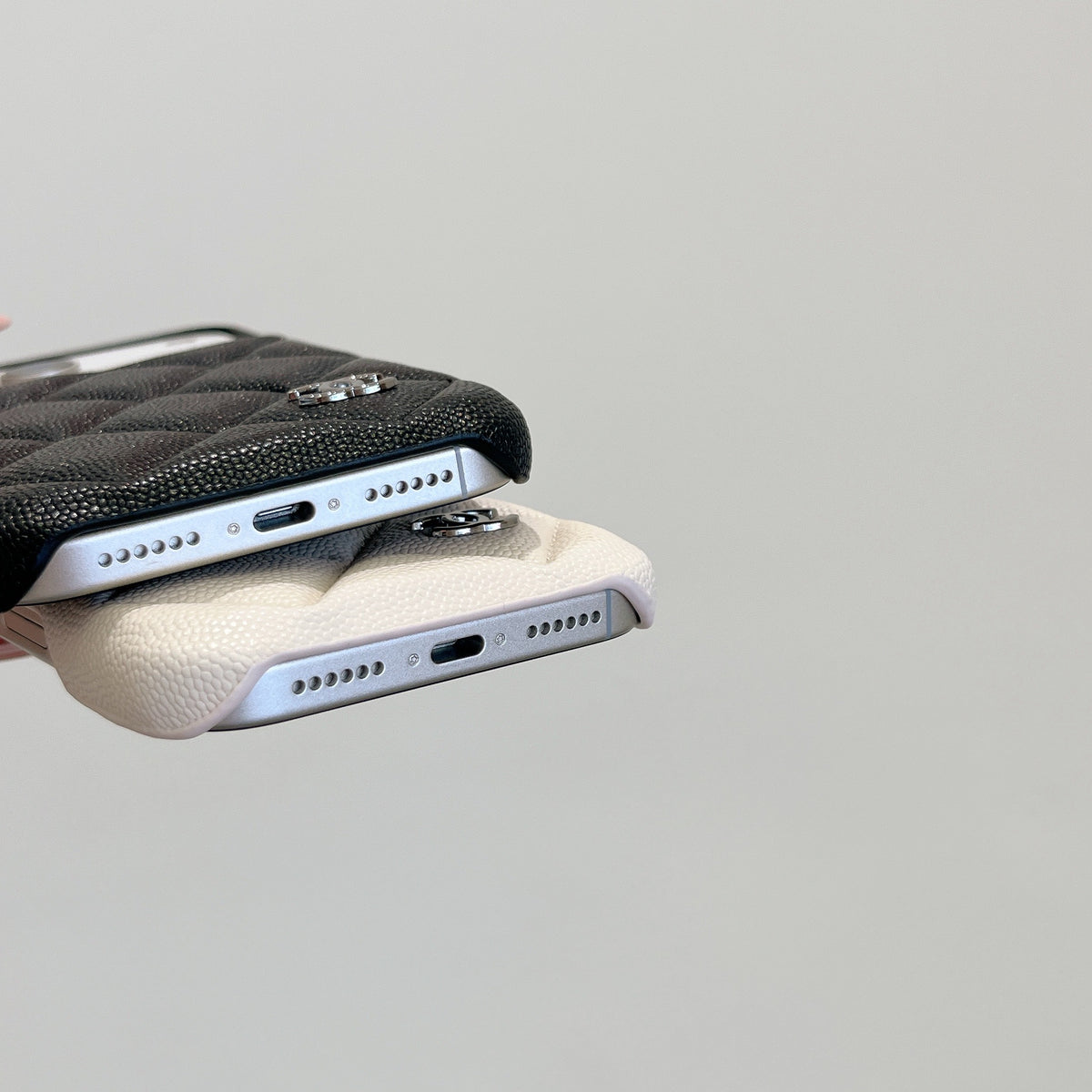 エレガントなCCブラック iPhoneケース-OKCC001