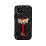 クラシックグレーのGG iPhoneケース、デザイン感-HDK240330