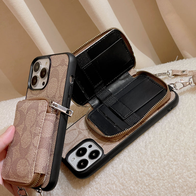 CH iPhoneケースジッパー付き財布-LQB241412