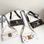 プレミアムレザー フォリオ モノグラム iPhoneケース(ウォレット&ストラップ付き)-OKMTY003