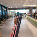 GG iphoneケース付きカードホルダーピンク-QBK240330