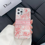 CDピンクのiPhoneケース 動物のイラスト-JDK231202