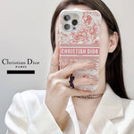 CDピンクのiPhoneケース 動物のイラスト-JDK231202