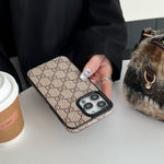 クラシックなMonogramイエロー柄 iPhoneケース-OKLV001