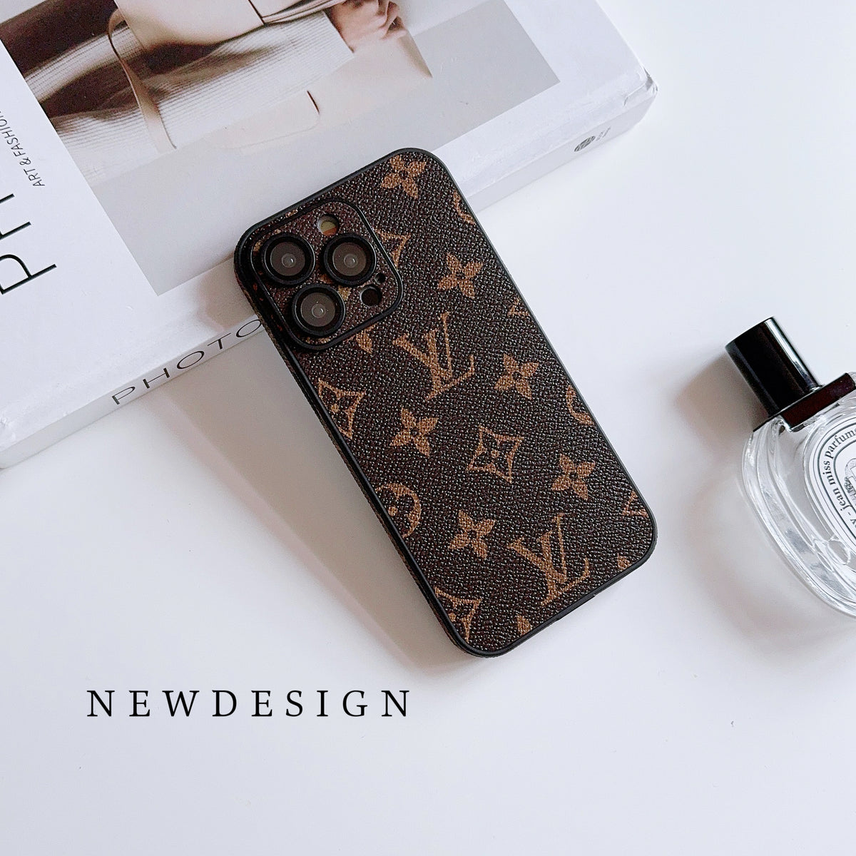 エレガントなMonogramビッグモノグラム iPhoneケース-OKLV003