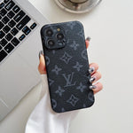 iPhoneケース-ブラックプリント- QB240304