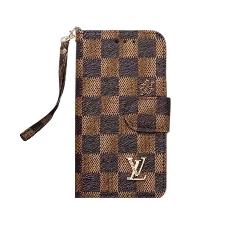 クラシックフォリオ モノグラム iPhoneケース 大きな印刷(ウォレット&ストラップ付き/ビッグプリント)-OKLB001