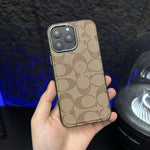 クラシックなCHブラウン iPhoneケース-OKCH001