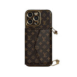 モノグラムiPhoneケース カードホルダー＆ストラップ付き- FQB241719