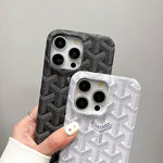 GD iPhone ケース白い革-YBK241523