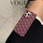 ラグジュアリーなGD赤いiPhoneケース-OKGD001