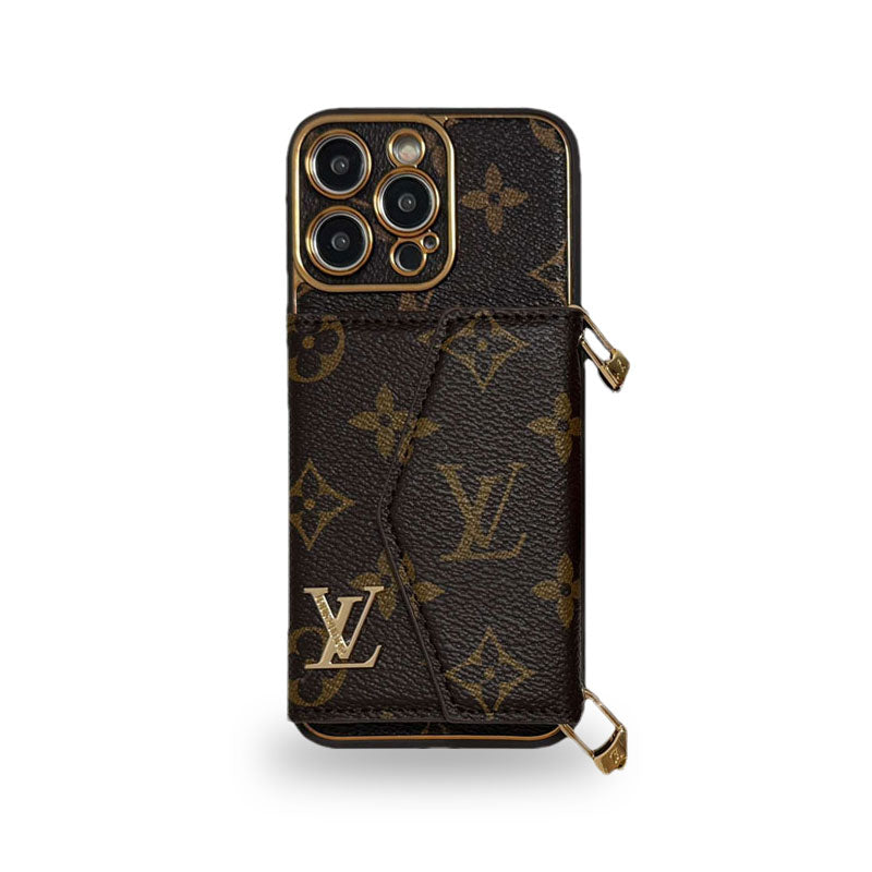 モノグラムiPhoneケース カードホルダー＆ストラップ付き- FQB241719