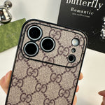 クラシックのMonogram iPhone ケース茶色 - OKLV0113