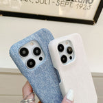 デニムiPhoneケースブルー NZ240528