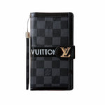 クラシックレザー フォールド モノグラム iPhoneケース（カード・紙幣ホルダー付き）-OKMTY001