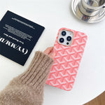 GDピンク革のiPhoneケース(Magsafe)