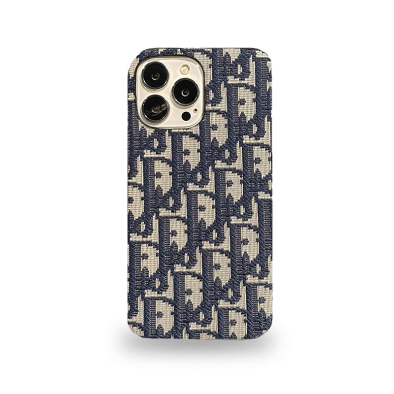 CDブルークラシックiPhoneケース-ファブリック-GDK240315