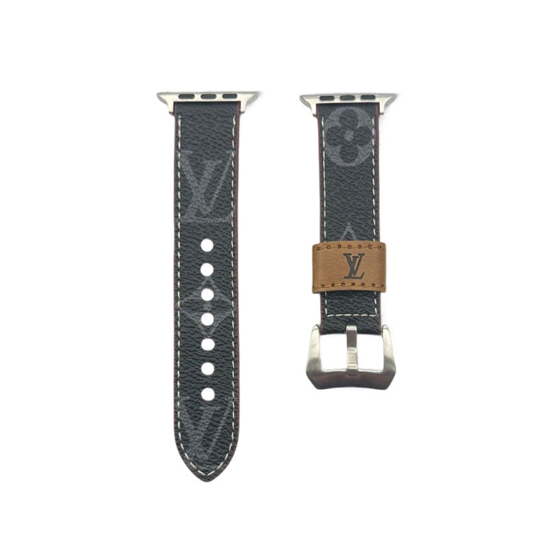 高級感のあるMonogram iPhone Apple Watch用バンド 小きな印刷-OKLV030