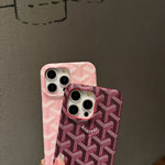 GD iPhone ケース赤い革-YBK241523