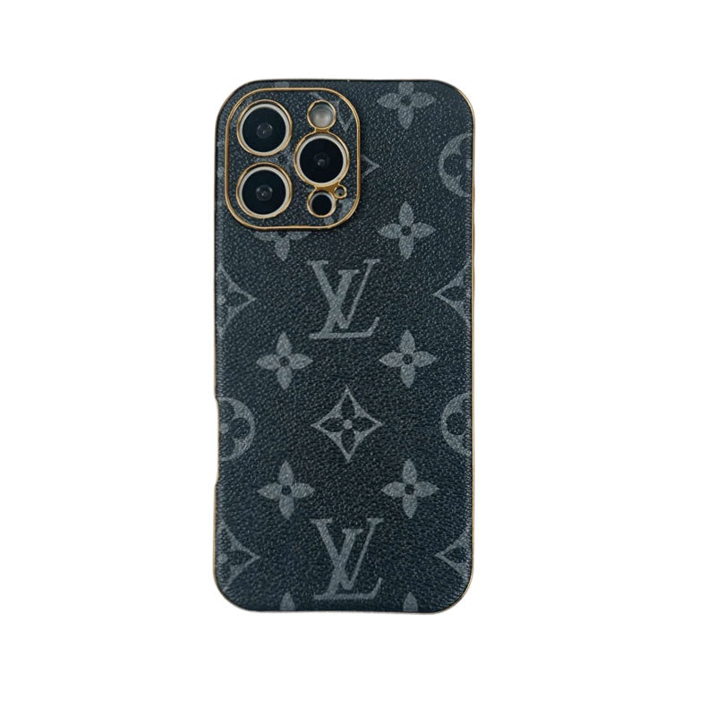 上質ファブリック Monogram iPhoneケース小きな印刷-OKLV016