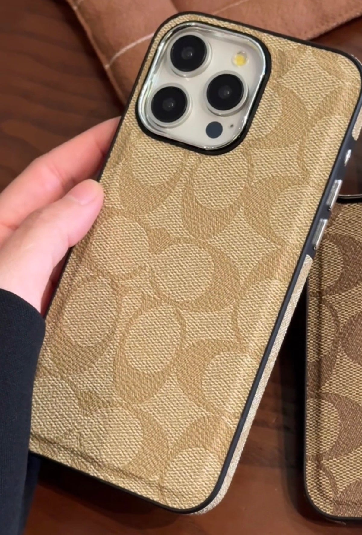 クラシックなCHブラウン iPhoneケース-OKCH001