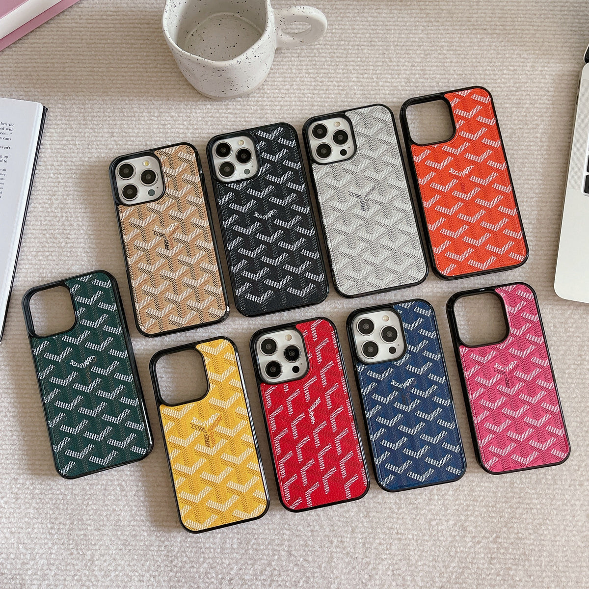 GD革のiPhone ケース黒（Magsafe）-CXK241423