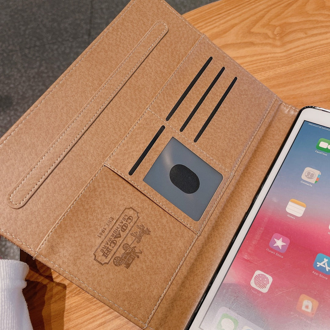 高級のCHiPadケース 茶色 - OKCH068