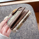 GG iPhoneケース　ブラウンのパスケース -GGB241913