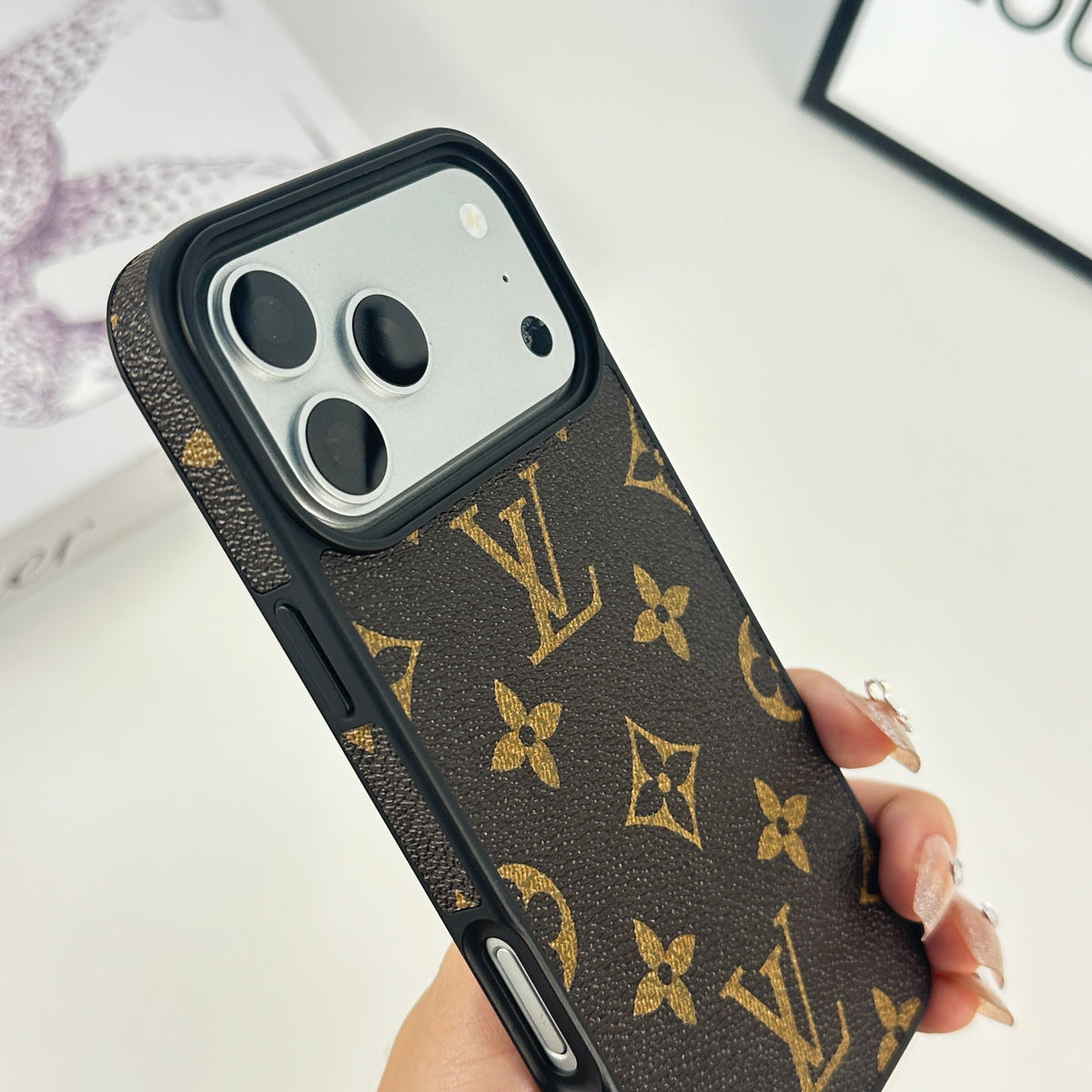 高級感のあるMonogramiPhoneケースiPhone 17シリーズ用 大印刷-OKLV014