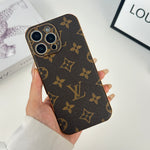 上質なMonogramiPhoneケース大きな印刷-OKLV015