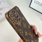 上質なMonogramiPhoneケース大きな印刷-OKLV015