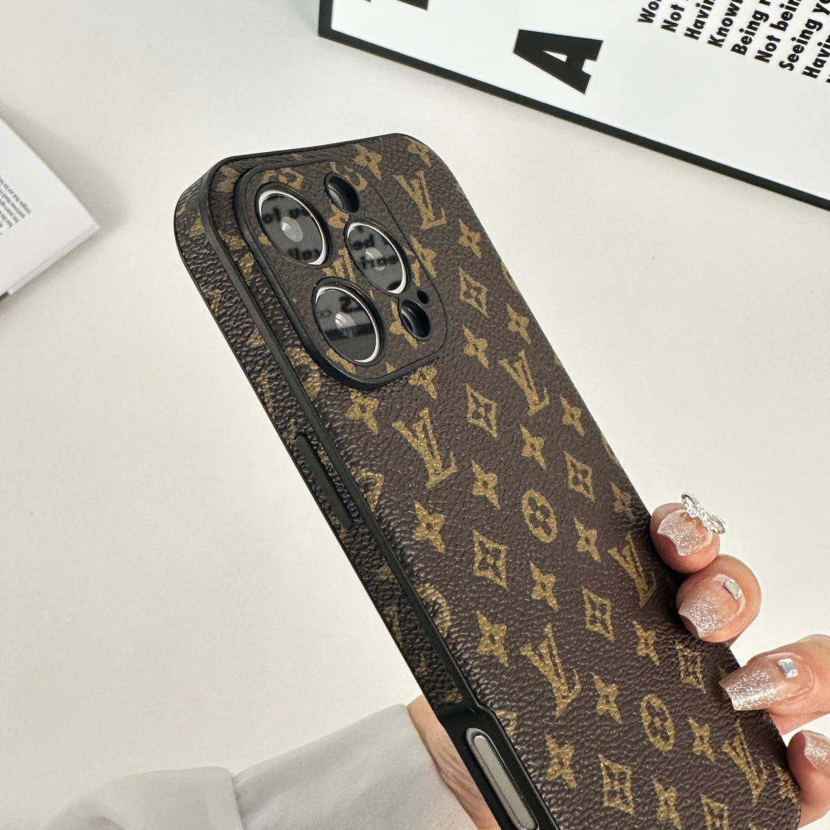 高級のMonogramiPhoneケース小印刷-OKLV019