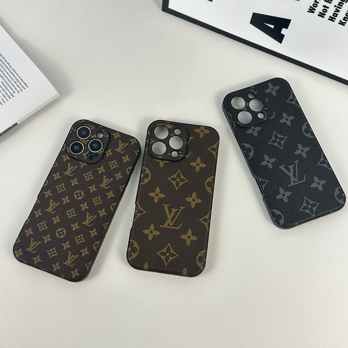 高級のMonogramiPhoneケース小印刷-OKLV019