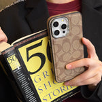 クラシックなCHブラウン iPhoneケース-OKCH001