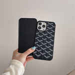 GD革のiPhone ケース黒（Magsafe）-CXK241423