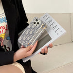 CDグレーiPhoneケース ホルダー-SW231115