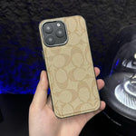 クラシックなCHブラウン iPhoneケース-OKCH001